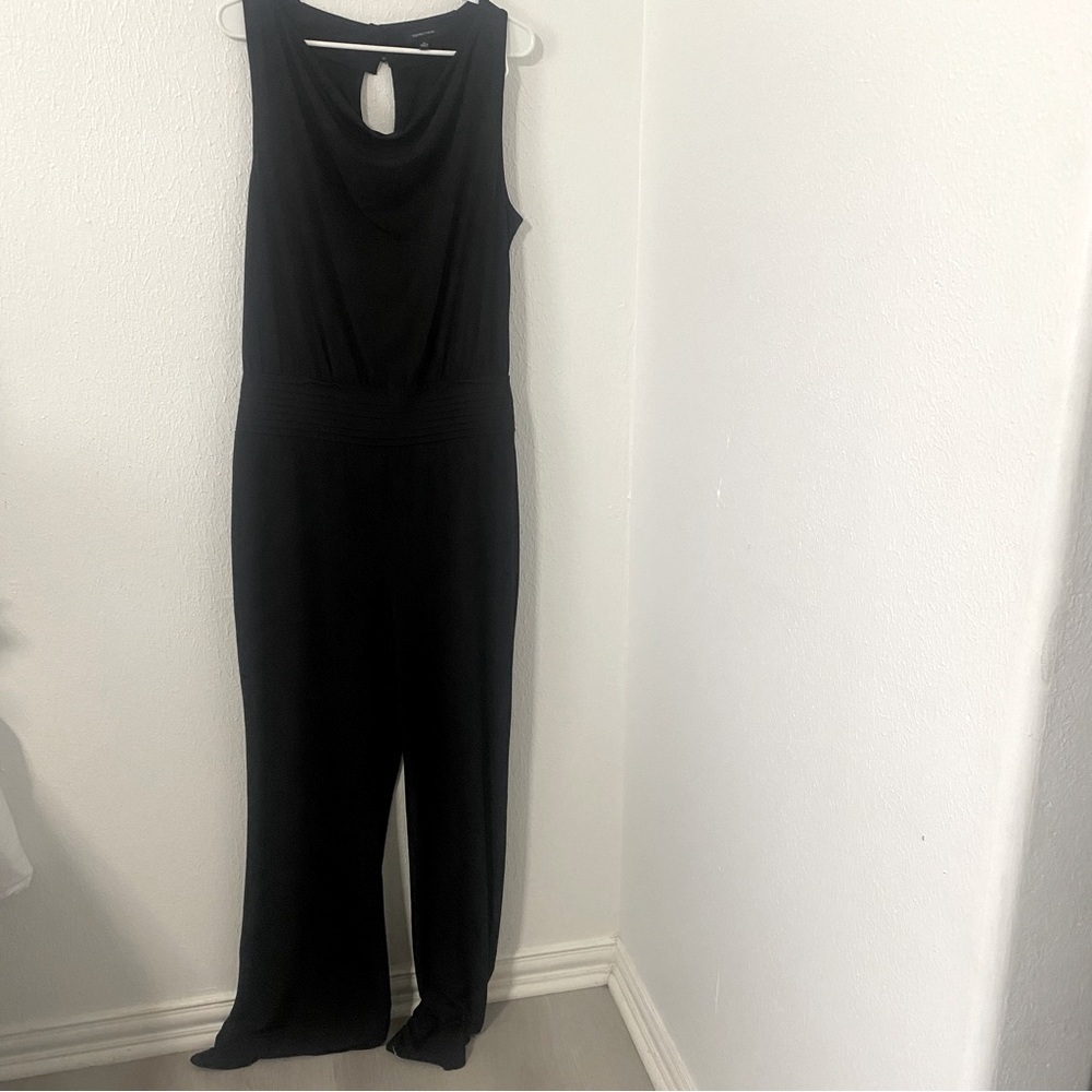 Spense Women’s Sleeveless Jumpsuits Black Size 14 Elegant Polyester,Spandex
